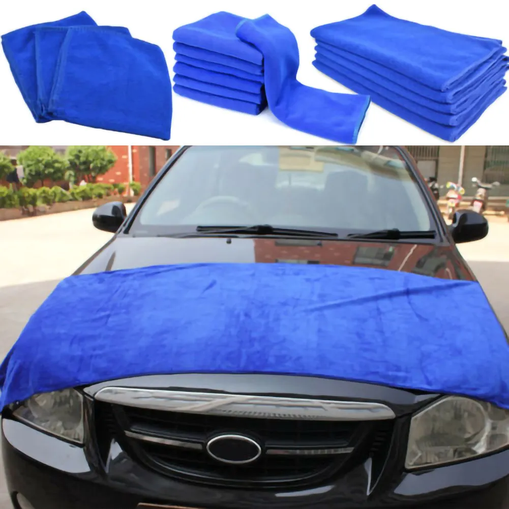 Microfiber Cleaning Drying Dikke Was doek Detaillering Washanddoek voor Car Care Doek Duster 201021
