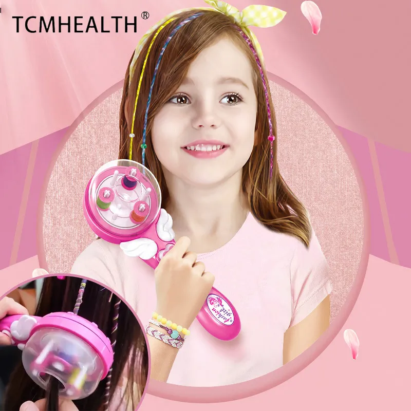 Flätning frisyrverktyg elektriska automatiska hårbråare DIY Twist Braider Machine Braid Weave Toys for Girl Child Gift