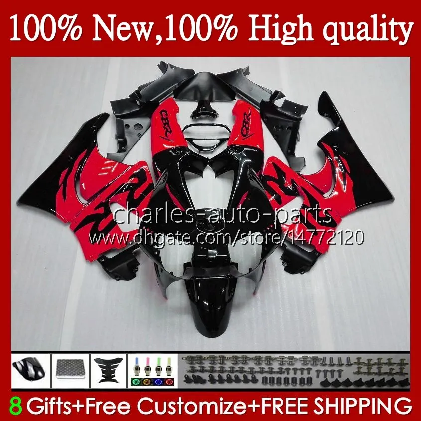 Body For HONDA red black hot CBR 893RR 900RR CBR900 CBR893 900 893 CC RR 95HC.183 CBR900RR 1994 1995 1996 1997 CBR893RR 94 95 96 97 Fairings