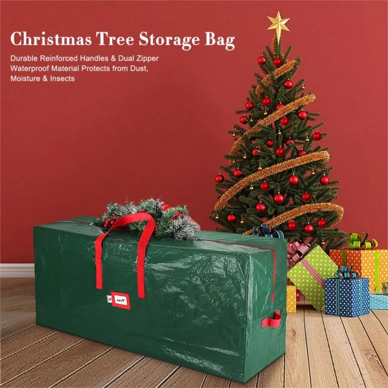 Waterproof Christmas Tree Storage Bag Xmas Trees Dustproof Cover Protect Furniture Quilt Clothes Book Warehouse Storage Bags