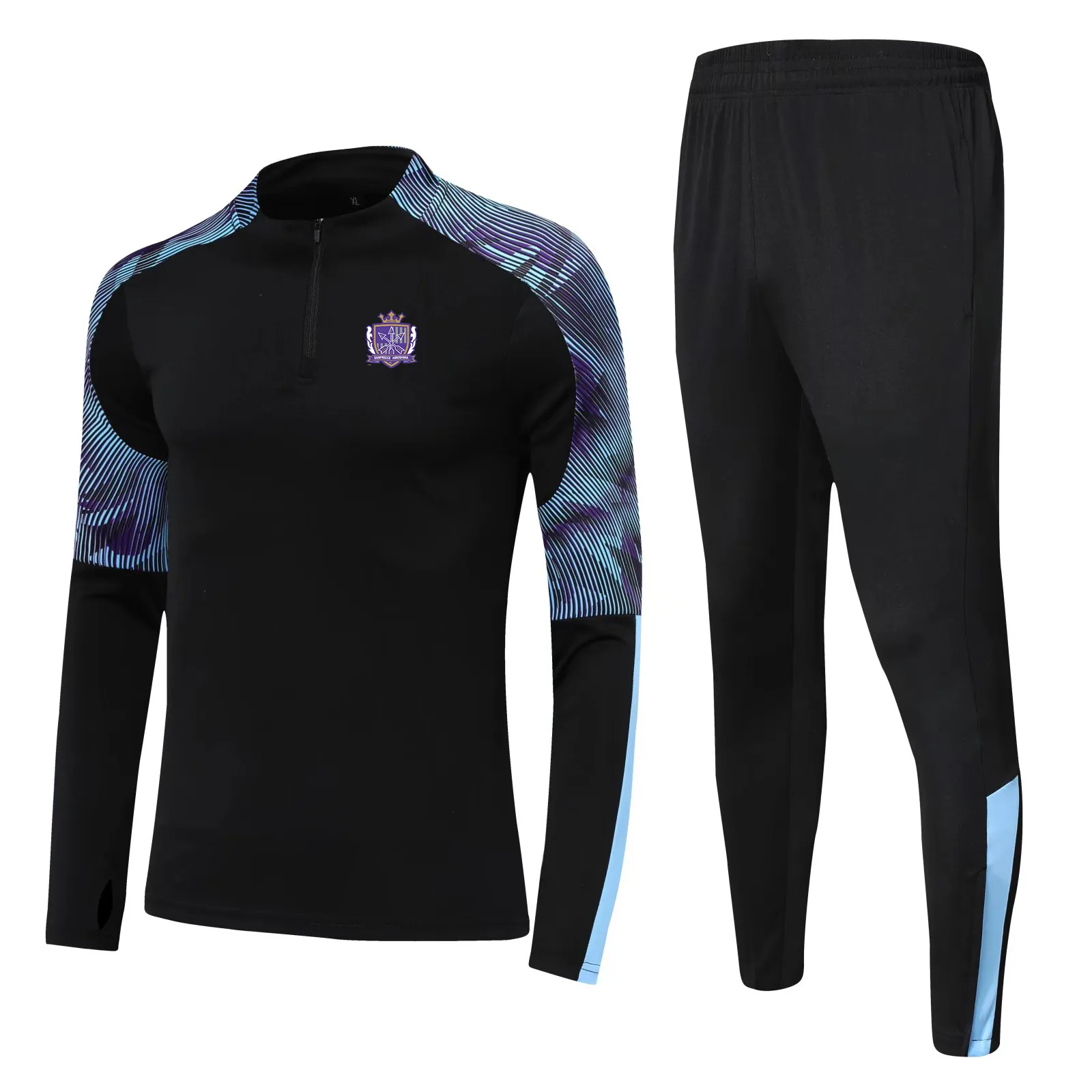 Sanfrecce Hiroshima Dzieci Rozmiar 4xs do 2xl dresy dresowe dla mężczyzn Zestaw mężczyzn garnitury sportowe Kuty domowe kurtki Sport Sportswear Suit