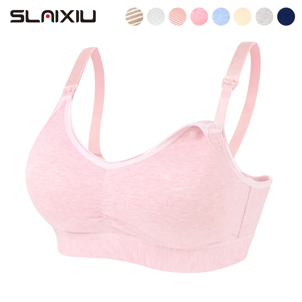 Cotton Maternity Nursing Bra For Feeding Open Buckle BreastFeeding Prevent  Sagging Bras For Pregnant Women Pregnancy Clothes LJ201123 From Jiao08,  $9.63