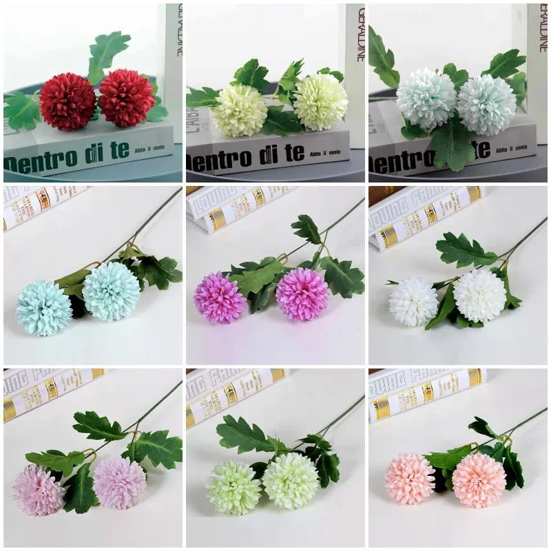 Venda quente Decoração Home Flores Artificiais 2 Hydrangea Diy Bouquet Partido Decoração Casamento Casamento FLOR FALA T9I001113