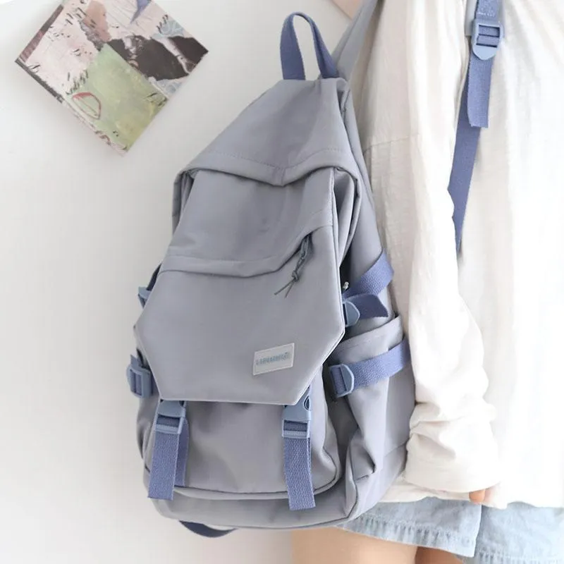 Sac à dos en Nylon femmes pour filles sacs d'école adolescent Kawaii étanche femme sacs à dos mode dames voyage Bags1