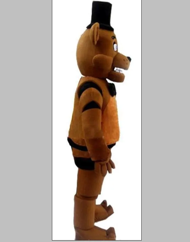 Vente chaude 2019 cinq nuits à Freddy FRAF Freddy Fazbear Costume Cartoon Mascot Custom