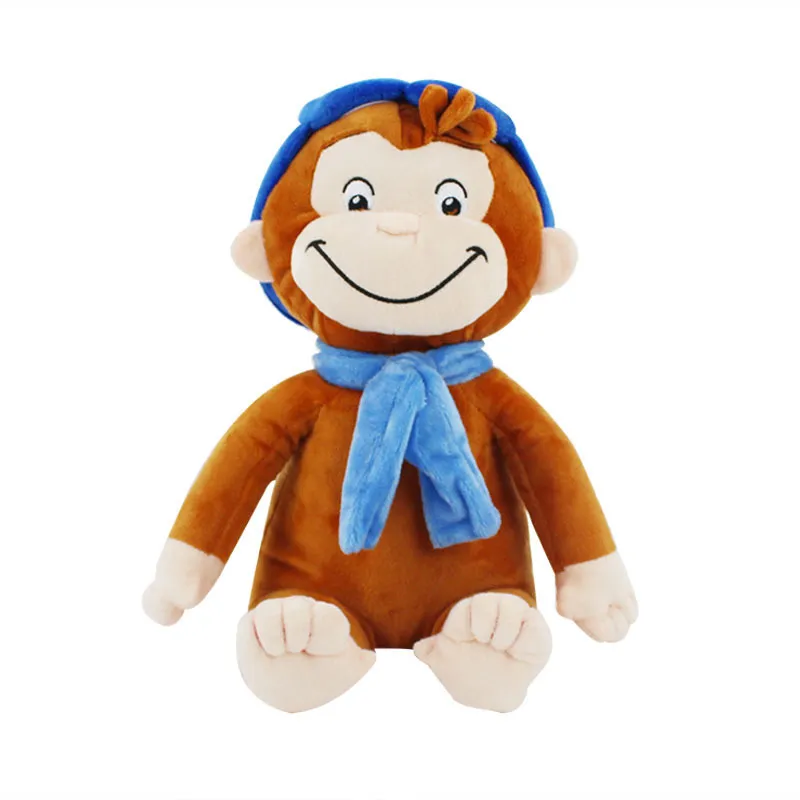 4 Stili 30 Cm Curious George Peluche Stivali Bambola Scimmia