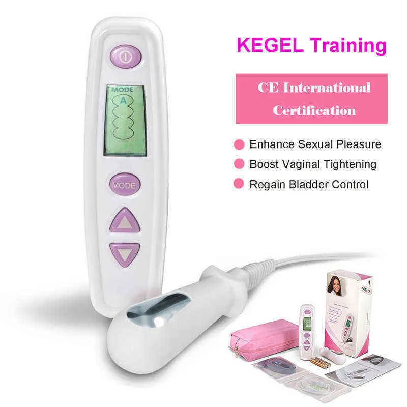 NXY Vagin Balls Tens/ems Bekkenbodem Spier Stimulator Vaginale Trainer Kegel Exerciseur Vrouwen Verbeteren Incontinentie Intieme Sensation Draai Ce1211