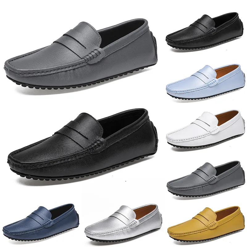 Homens não-marca Sapatos Casuais Preto Branco Grays Nudys Nudes Blue Sliver Atacado Homens Treinadores Sneakers Ao Ar Livre Jovendo Andar 40-45