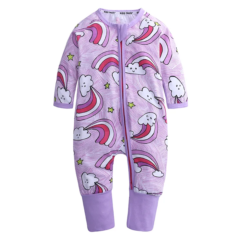 new born baby clothes cotton long sleeve cartoon jumpsuit home wear costume nightclothes for 0-24m baby boy girl autumn romper