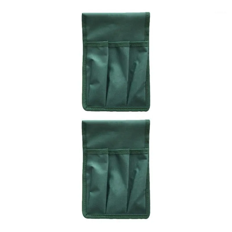 Förvaringspåsar 2PC Creative Kneeler Seat Garden Kneeling Tools Pouches (Green)