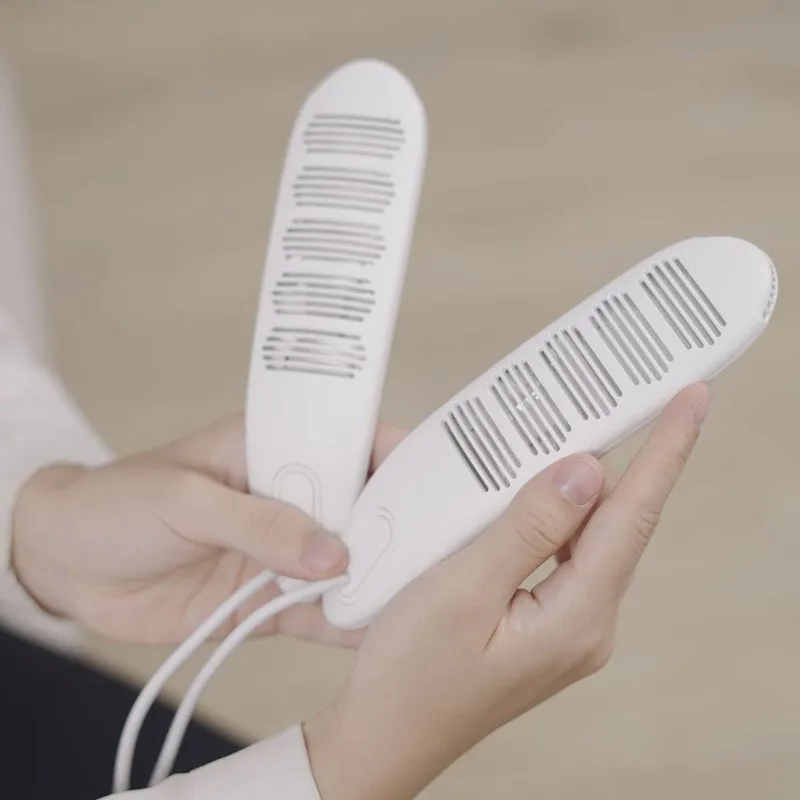 Trockner Fußschutz Stiefelgeruch Deodorant Entfeuchtungsgerät Schuhe Trockner Heizung USB Intelligente konstante Temperatur kann zeitgesteuert werden Weiß V2