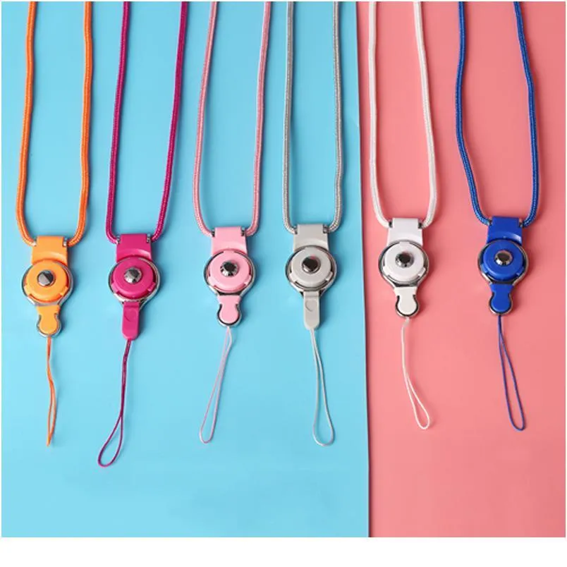 Handy-Riemen Charms Mobile Kamera Neck Lanyard Abnehmbarer Multifunktionsgurt Id-Karte Schlüsselanhänger Halter DIY für I QylRzC