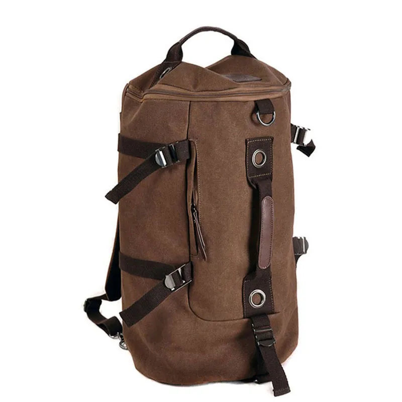 Military Tactical Backpack Male Sports Multifunctional Canvas Backpacks Large Capacity Bucket Sport Army Bag GYM Travel Rucksack Q0705