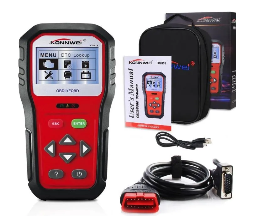 OBD2 Scanner Professionnel Voiture OBD II Scanner Auto Diagnostic Lecteur  De Code De Défaut Automobile Vérifier Moteur Lumière Diagnostic Du 73,91 €