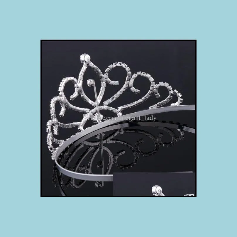 Bridal Tiaras Crowns With Rhinestones Bridal Jewelry pageant 2019 Evening Prom Party Performance Pageant Crystal Wedding Tiaras