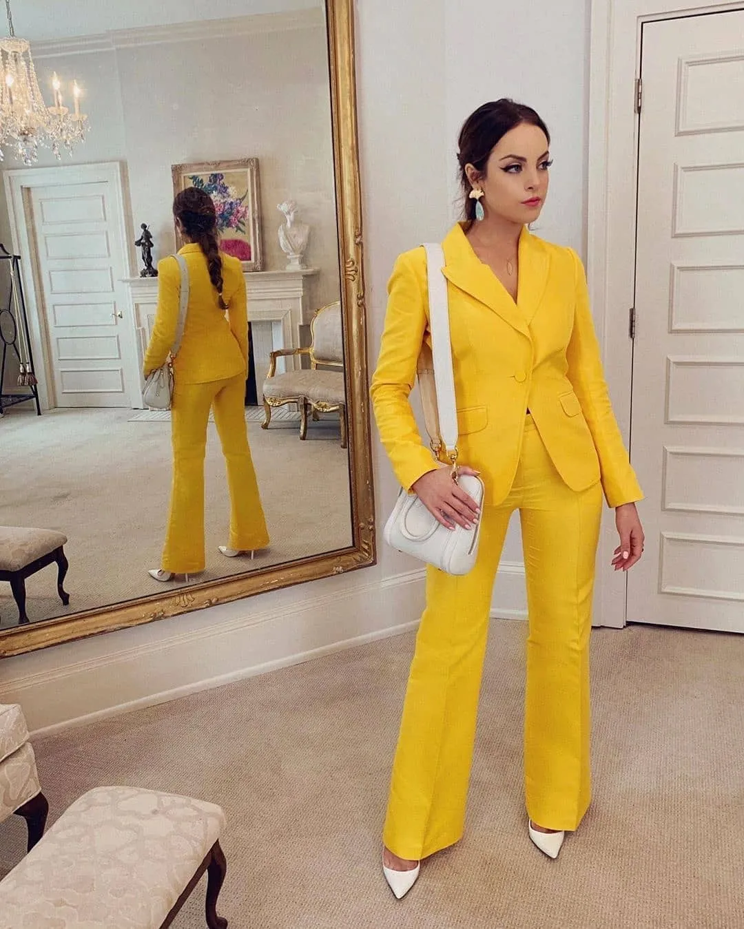 Mustard Yellow Pantsuit for Women, Bright Pants Suit for Women, Business  Women Suit With Vest, Formal Pantsuit Womens - Etsy | Suits for women, Yellow  suit, 3 piece suits
