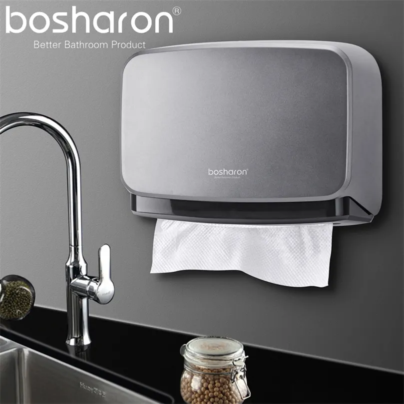 Bosharon Multifold Paper Towel Dispenser Wall Mounted For Kitchen
