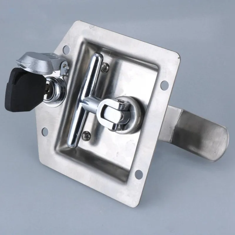 stainless steel truck Electric cabinet knob lock Door Hardware tool fire box toolcase handle Industrial equipment pull