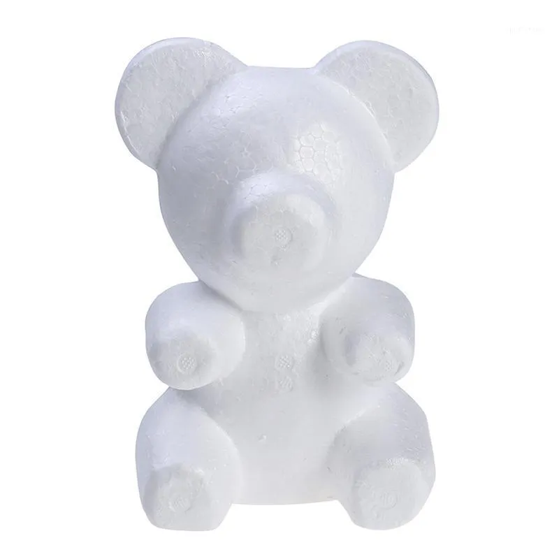 200mm Wedding decoration Foam bear Modelling Polystyrene Styrofoam Foam bear White Craft Balls For DIY Party Decor Gifts1