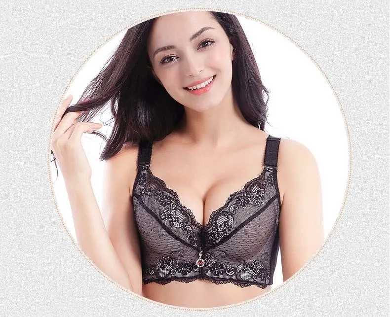 Push Up Bras For Women Bralette Plus Size Bra 46 48 ABC Cup Lingerie Sexy Lace Brassiere BH Underwear Women Soutien Gorge Female 14