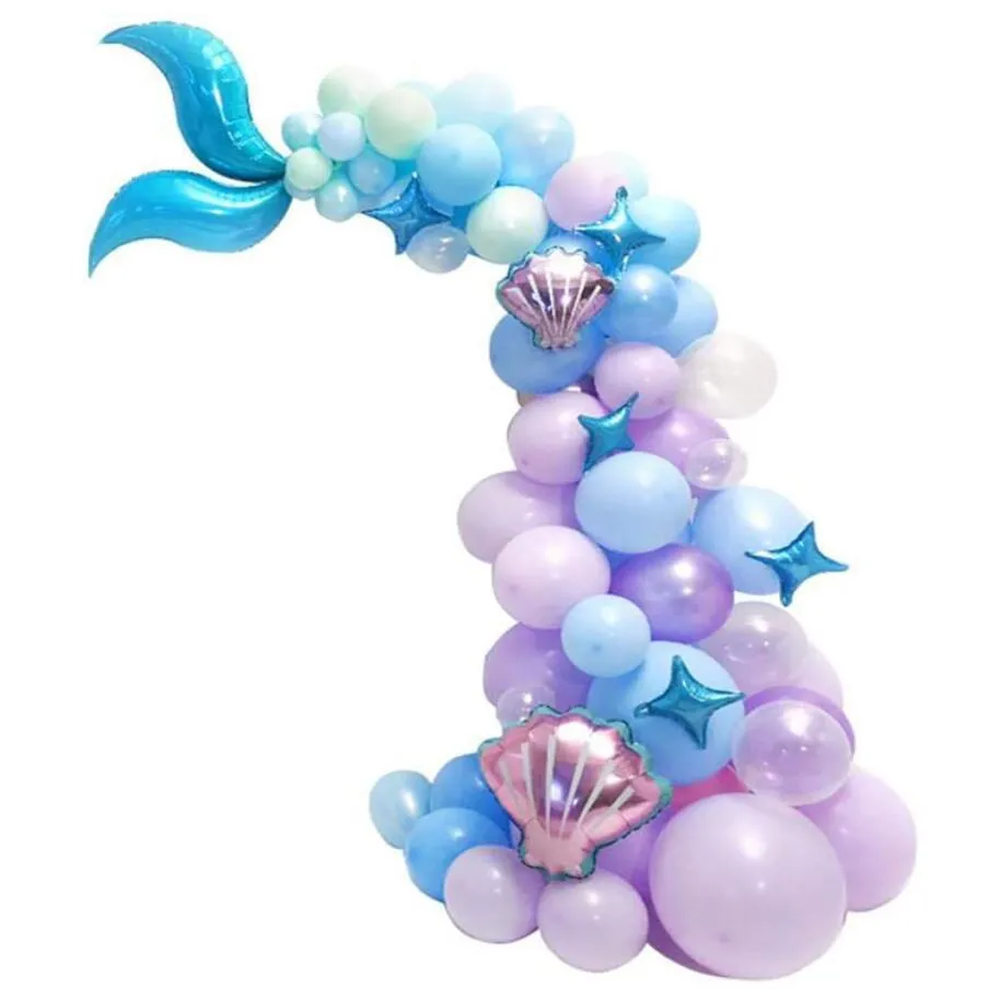 Mermaid Balloons Under the Sea Baby Shower Girl Birthday Party