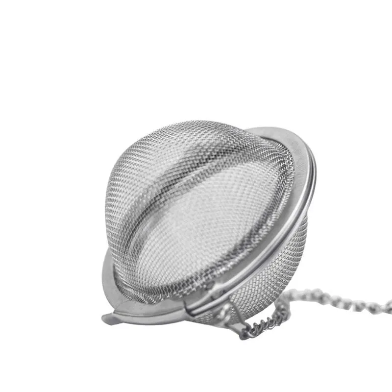 Hot Stainless Steel Tea Pot Infuser Sphere Mesh Tea Strainer Ball Supplies LX3722