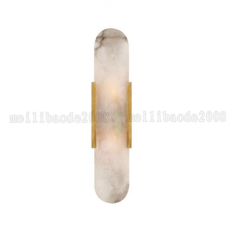 Marmor LED Vägglampa 90-260V Vardagsrum Korridor Wall Sconce Hotellrum Badrum Vägglampor Golden Metal Atmosphere Lighting