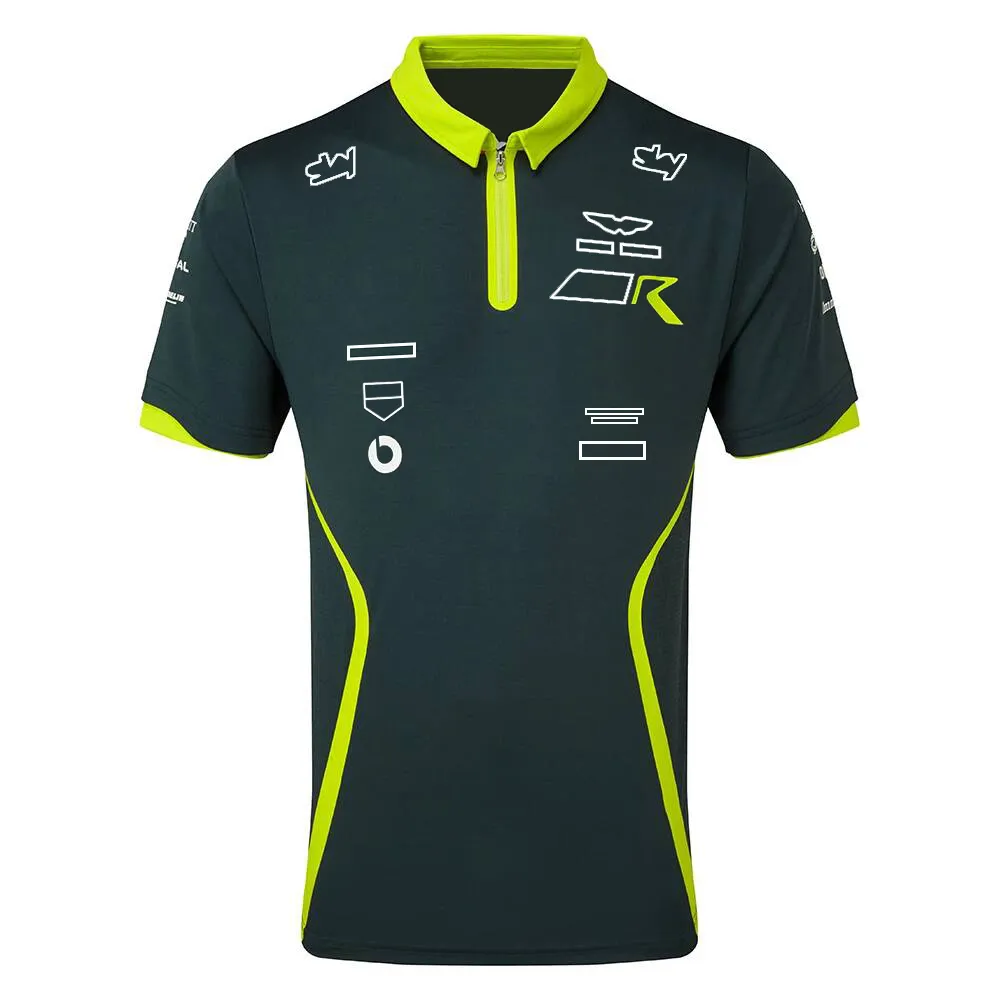 F1 T-shirt Nytt säsongsteam Kortärmad polo-skjorta Herr- och kvinnors lapel T-shirt 2022 Summer Custom Racing Suit