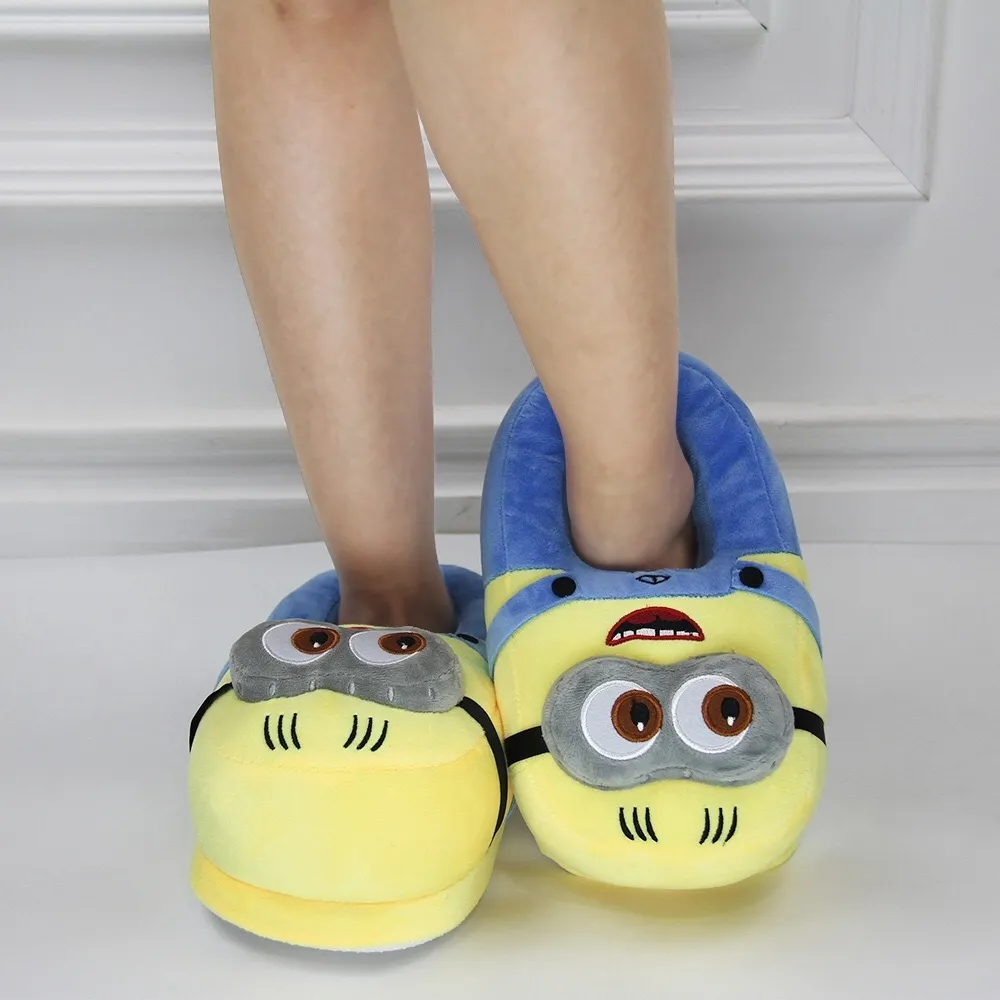 Minion sales slippers women's