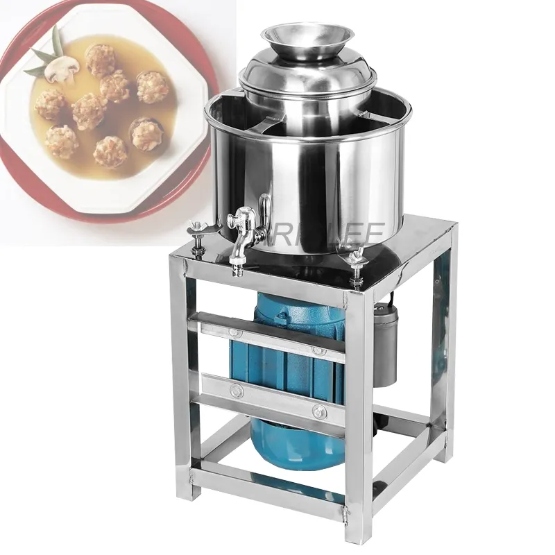 220V 1500W Meatball Beater rostfritt stål kommersiellt köttfärsmaskin Pig Beef Fish Ball Mixer