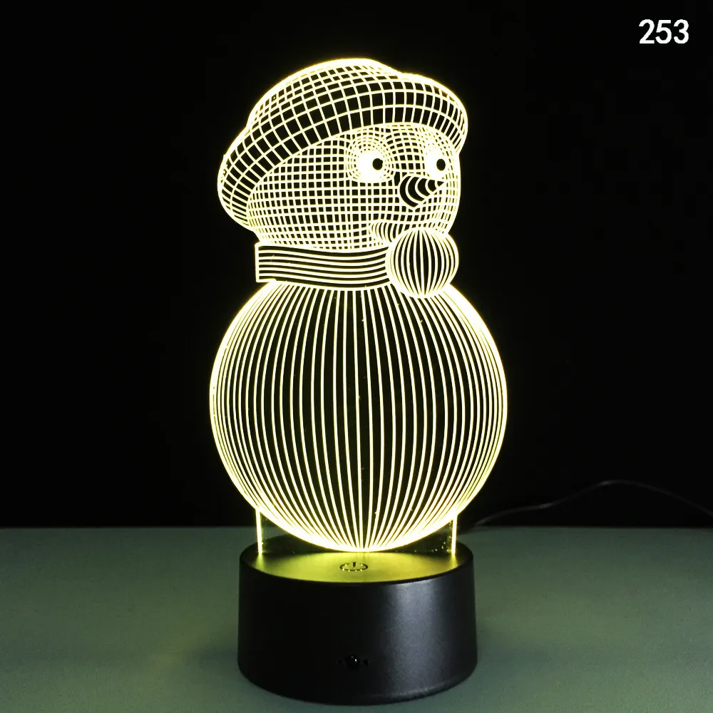 Mooie kleurrijke LED Night Light Lamp Romantische kinderen voor thuiskunst Decor verlichting aangedreven batterij aanraking knop