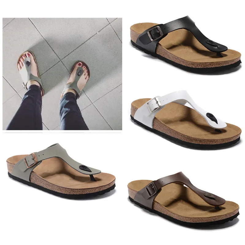 Gizeh Mens Cork Terlik Slaytları Siyah Üçlü Kırmızı Golf Beyaz Kadınlar Plaj Sandalet Flip Flips Eve Açık Moor Lefeters Moda Lüks Tasarımcı Eğitimleri EUR 34-47