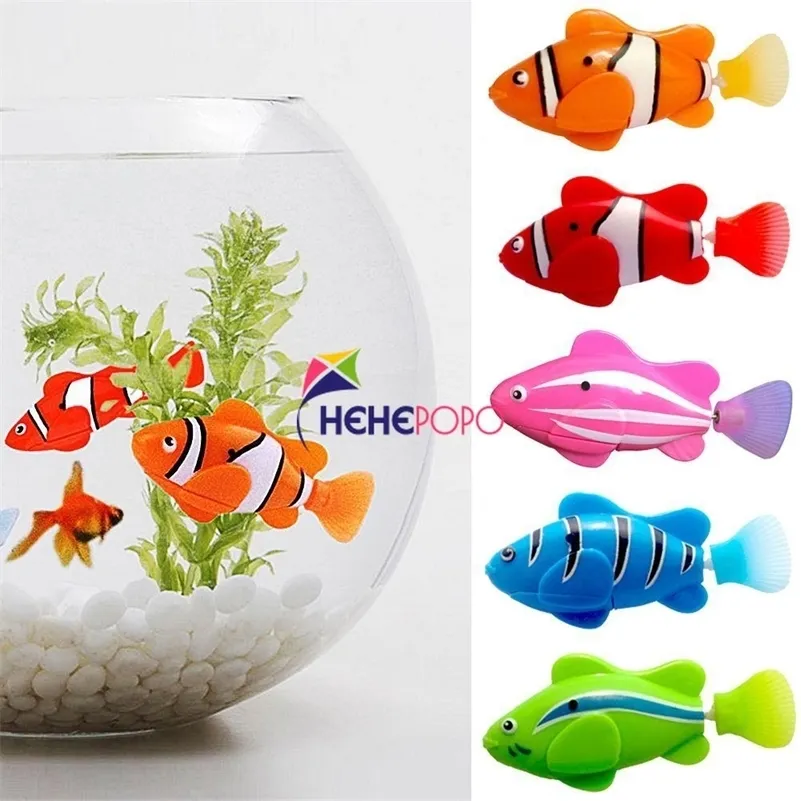 Set Robot Electronic Fish Swim Toy Batería Incluida Robotic Pet Para Niños  Baño Juguete Pesca Decoración Actúa Como Pescado Real 201212 De 10,72 €