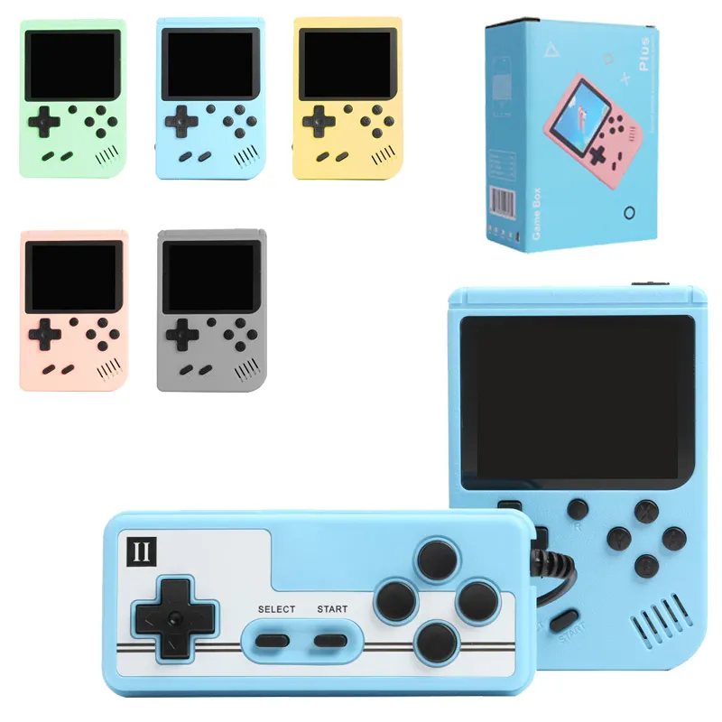 500 consoles de videogame port￡teis suportam 2 jogadores com controlador Retro Mini Handheld Games Box do que sup pxp3 pvp