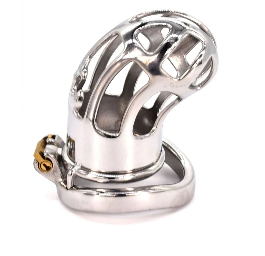 Tainless Steel Male Chastity Belt Large Scrotum Groove Cock Penis Cage BDSM  Sex Toys For Men Device Lock From Dgw168, $85.05