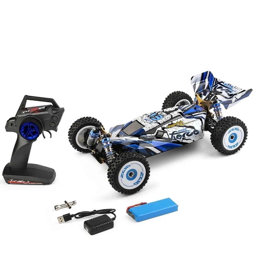 WLTOYS 124016 /124017 V2 Brushless lastbil 75kmh 1/12 AWD 4x4 Höghastighet RC-bil off-road år 220125