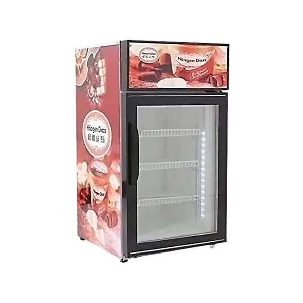 Kolice Commercial kitchen countertops Gelato Showcase Display Freezer/tabletop Ice Cream display machine