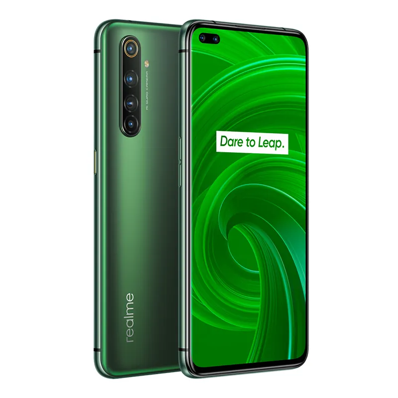 Original Oppo Realme X50 Pro 5G 휴대 전화 12GB RAM 256GB ROM Snapdragon 865 Octa Core Android 6.44 "64MP AI NFC Face ID 지문 휴대 전화