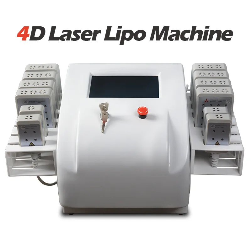 2021 neue Ankunft 130mw-350mw Diode Lipo Laser LLLT Fettverbrennung Anti-Cellulite 12 Pads Gewichtsverlust Schönheit Schlankheitsmaschine