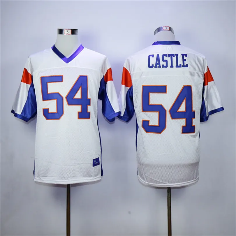 Blue Mountain State Football Trikot 2024 Thad Castle 54 Oder Alex Moran 7 Atmungsaktives Feuchtigkeitsdocht Polyester Von 14 83 DHgate