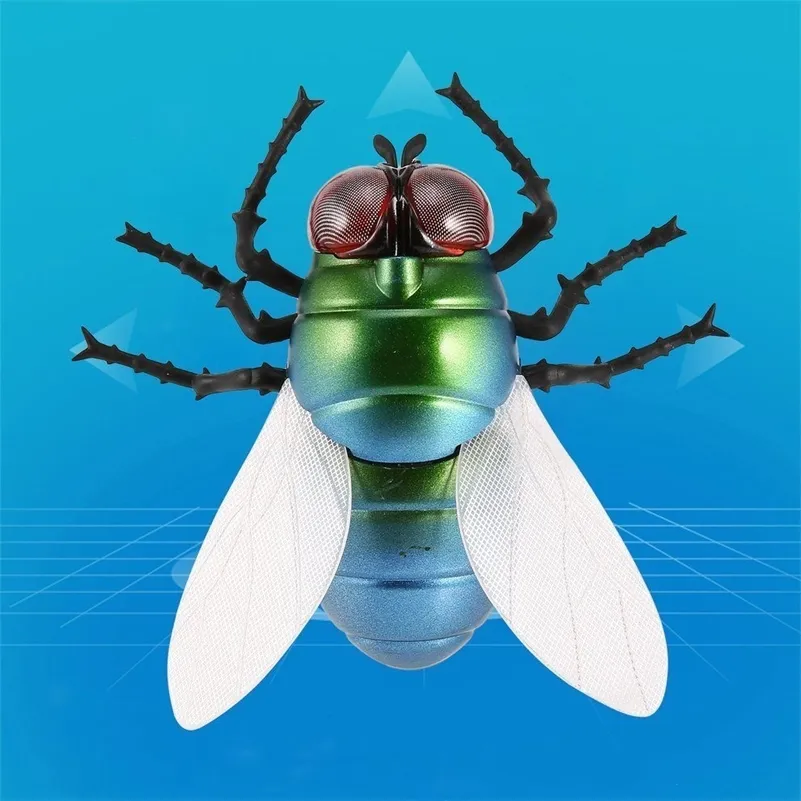 Infrared Remote Control Realistic Housefly RC Animal Fly Insect Toy Gift Gadgets Electronicos Toys for Children LJ201105