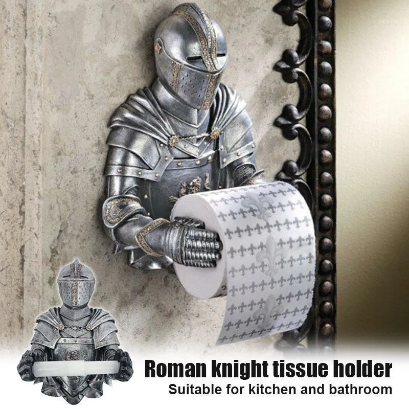 Knight To Remember Gothic Badetuchhalter Badezimmer Toilettenpapier LAD-Verkaufshalter