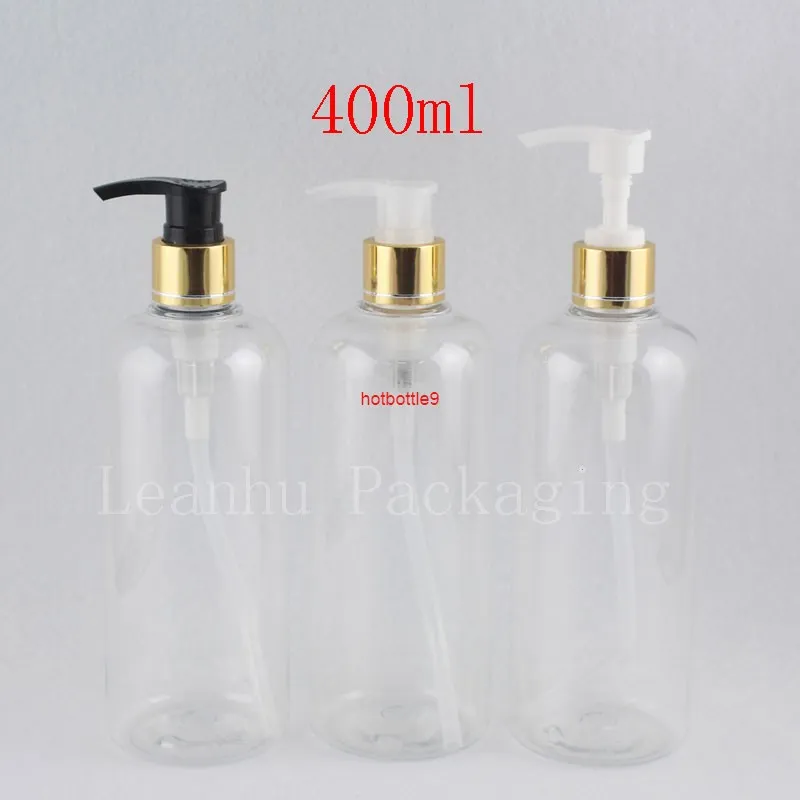 400ml Transparent Shower Gel Pump Containers Lotion Bottles for Bath ...