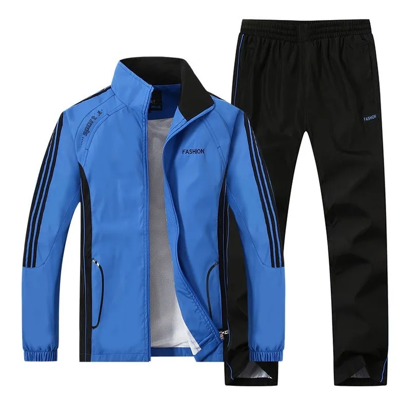 Men Sport Suits Gym Sets Spring Running Sets Men Basketball Jogging Fitness Training Suits Warm Running Sport Tracksuits Mens 201119