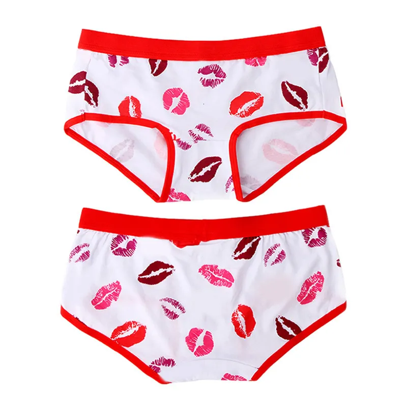Womens Fashion Lip Kiss Print Sexy Underwear Good Quality Women Funny  Cotton Briefs Cute Girls Breathable Panties From Maskeiii, $25.64