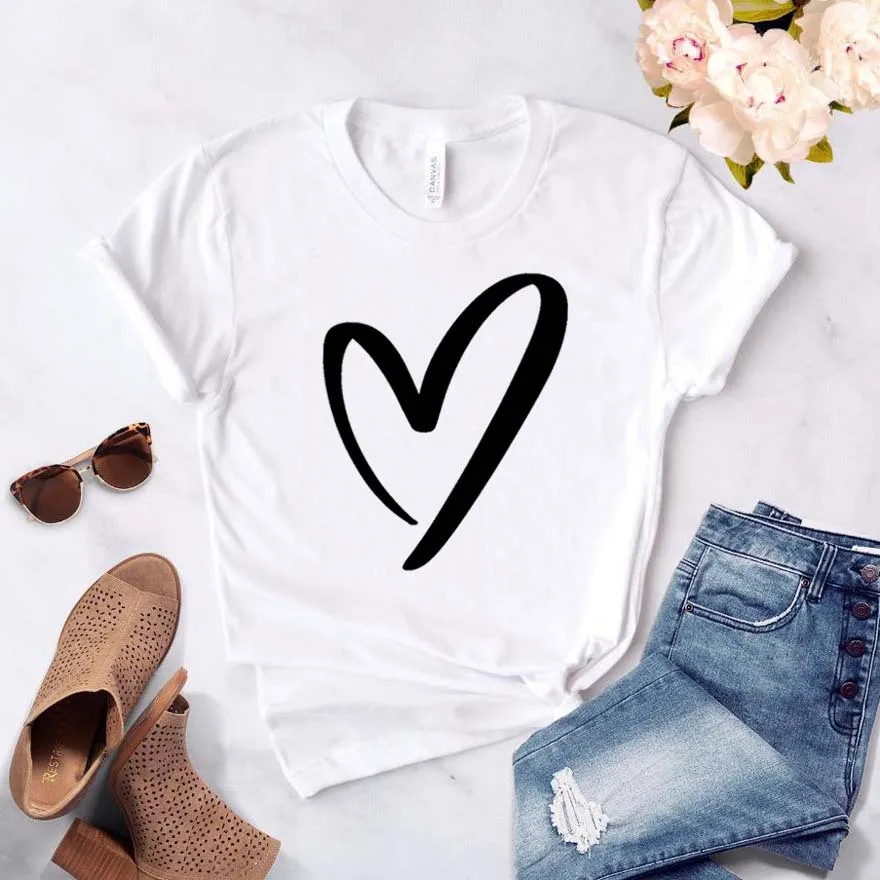 Dam Leopard Lip Lover Sommar Toppar Dam Grafisk Dam Mujer Camisa Topp T-shirt T-shirt Kläder Kortärmad