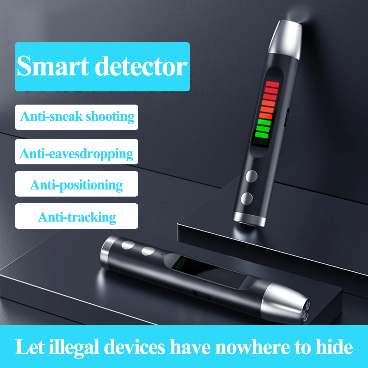 Magnetico/Wifi Wireless Pinhole Camera Detector Mini Bu g GPS GSM Signal Finder Anti-Hi dden Camera/GPS Tracker Rilevamento posizione