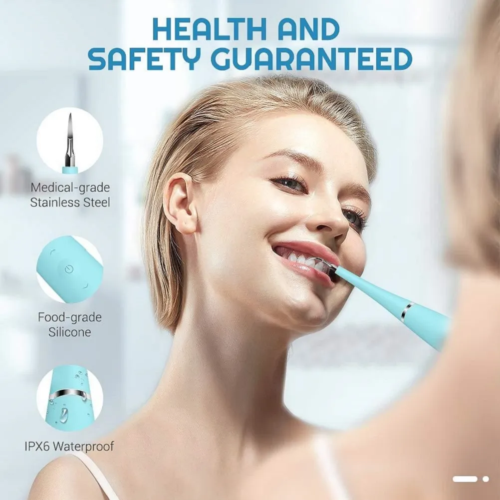 Elettrico portatile ad ultrasuoni scaler dentale strumento per calcolo dei denti rimozione sonica macchie tartaro placca sbiancamento macchina per la pulizia orale