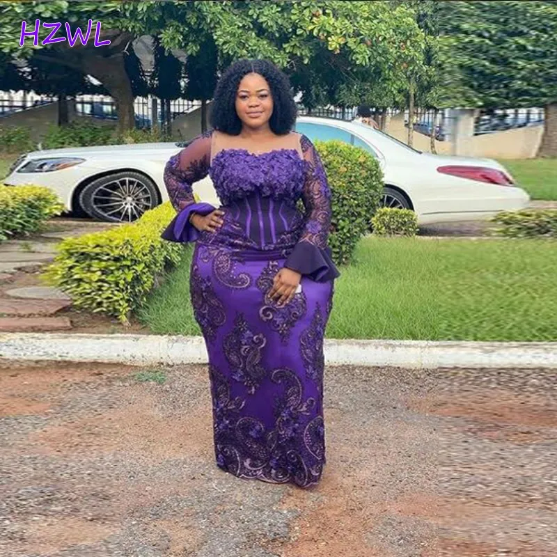 purple plus size dresses