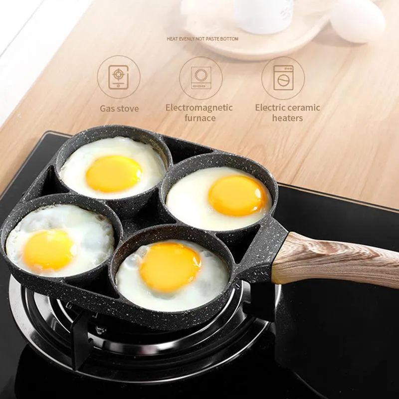 Padella Frittura Alleletta In Lega Di Alluminio Pannelli Neri Non Stick Pan  Fry Egg Pancake Pancake Pentola Da Cucina Fornello A Induzione Del Gas Da  59,27 €